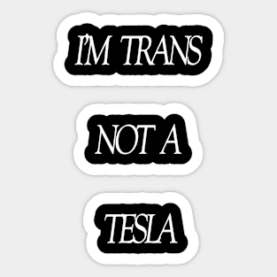 TransTesla Sticker